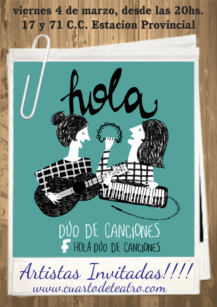 aficheHolaDuoDeCancionesPagina